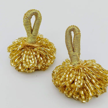 Gold Bead Tassels Latkan, Indian Latkans, Sewing Latkans